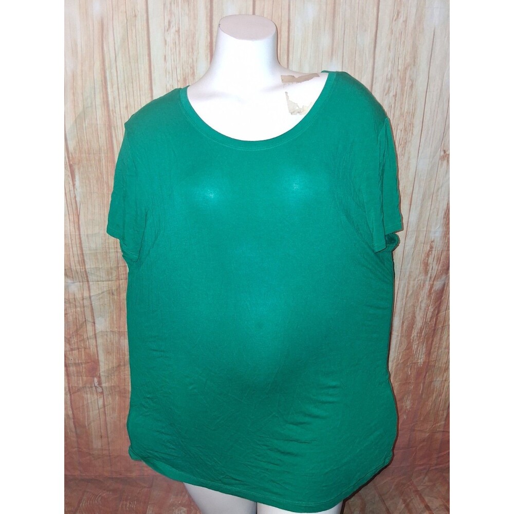 George Green Short Sleeve Pullover Blouse Sz XXL